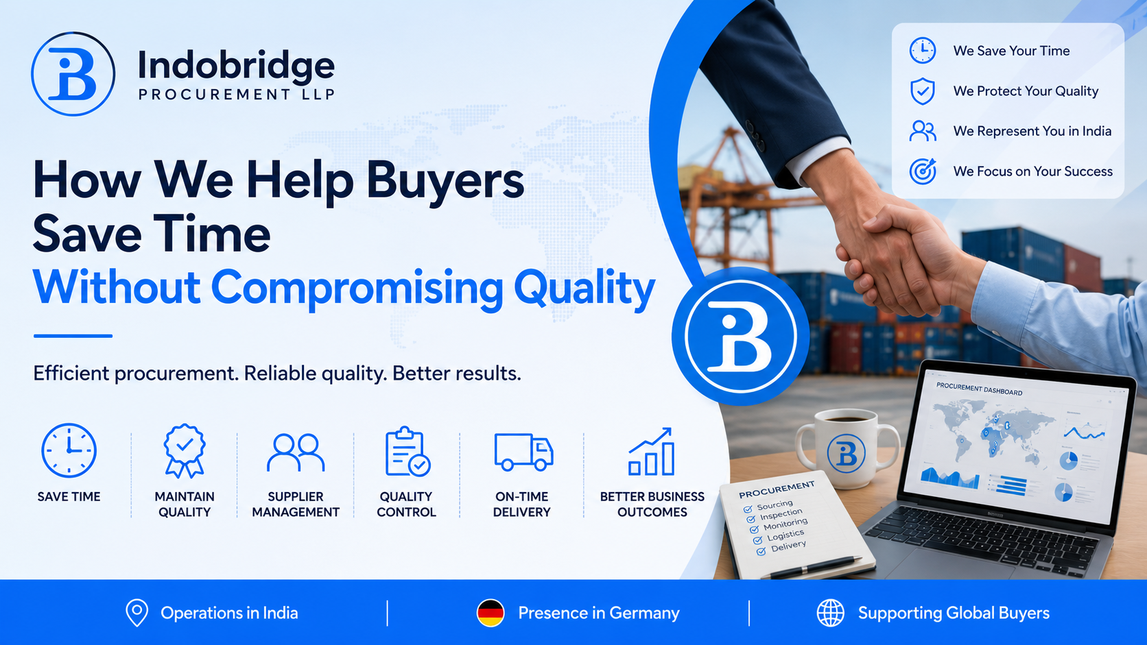 How We Help Buyers Save Time Without Compromising Quality
