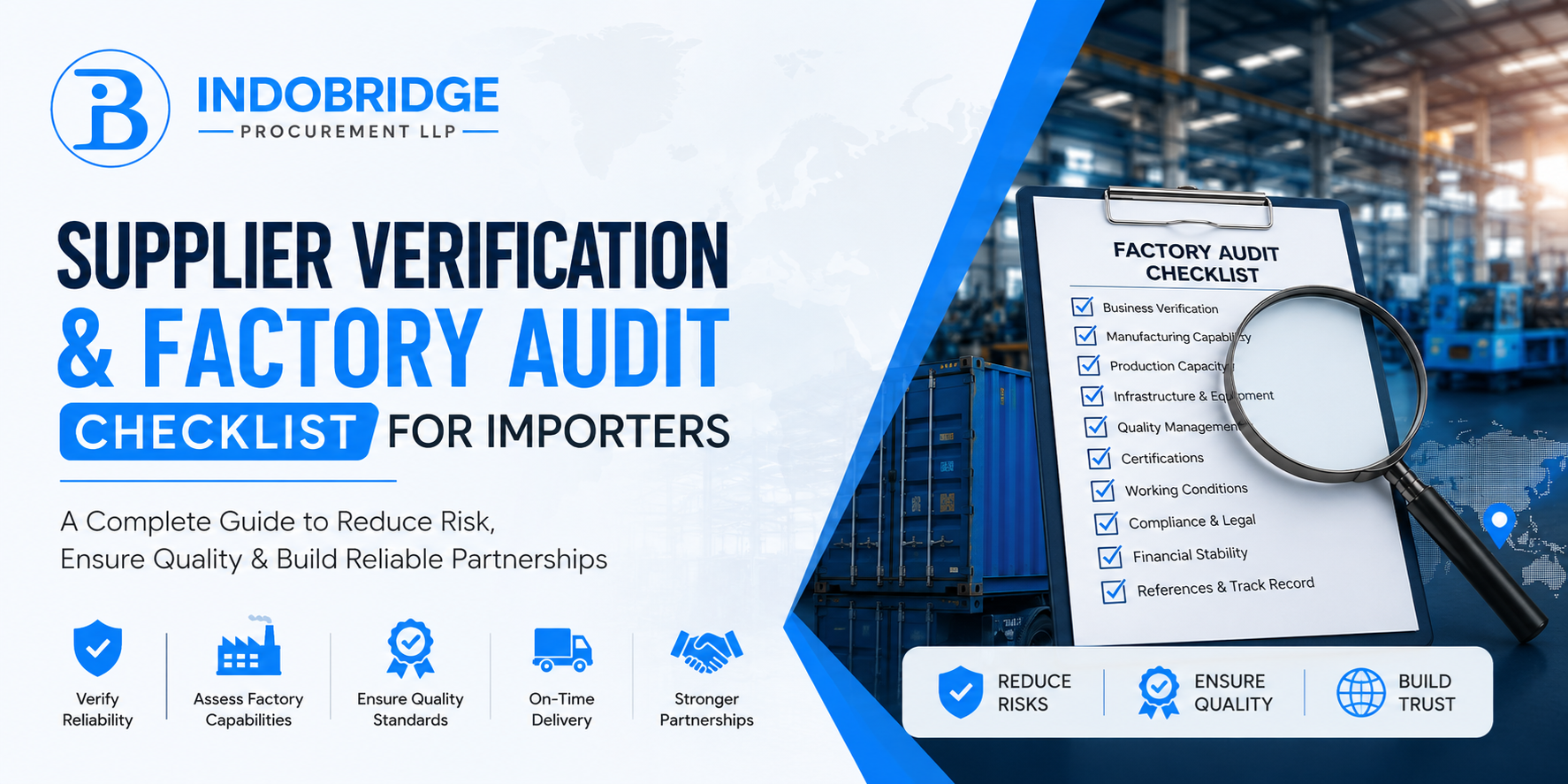 Supplier Verification and Factory Audit Checklist for Importers